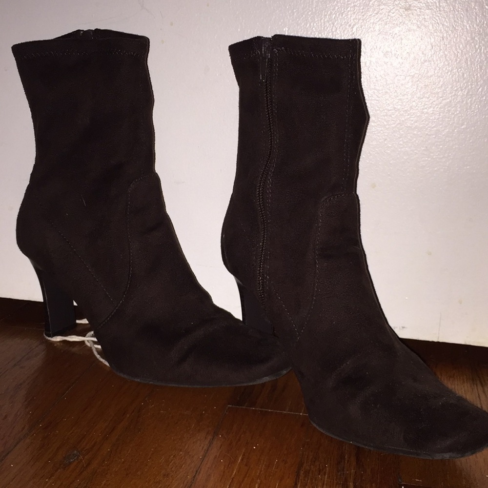 Brown Suede Boots